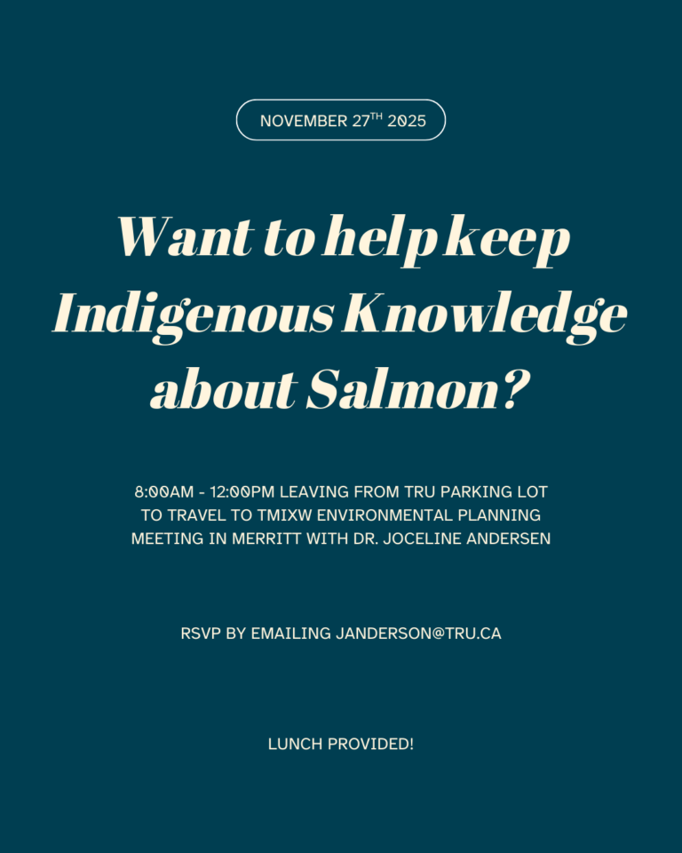 Want to help keep Indigenous Knowledge about Salmon?