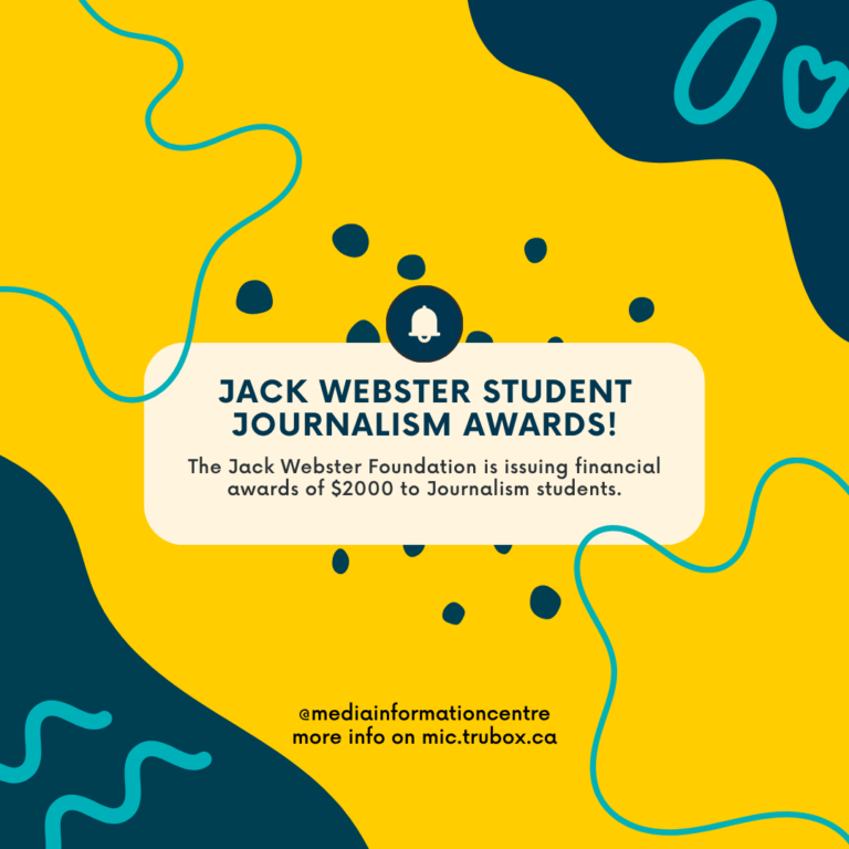 Jack Webster Student Journalism Award